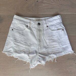 Pacsun White Jean Shorts